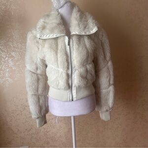 Max Rave Cream Teddy Jacket